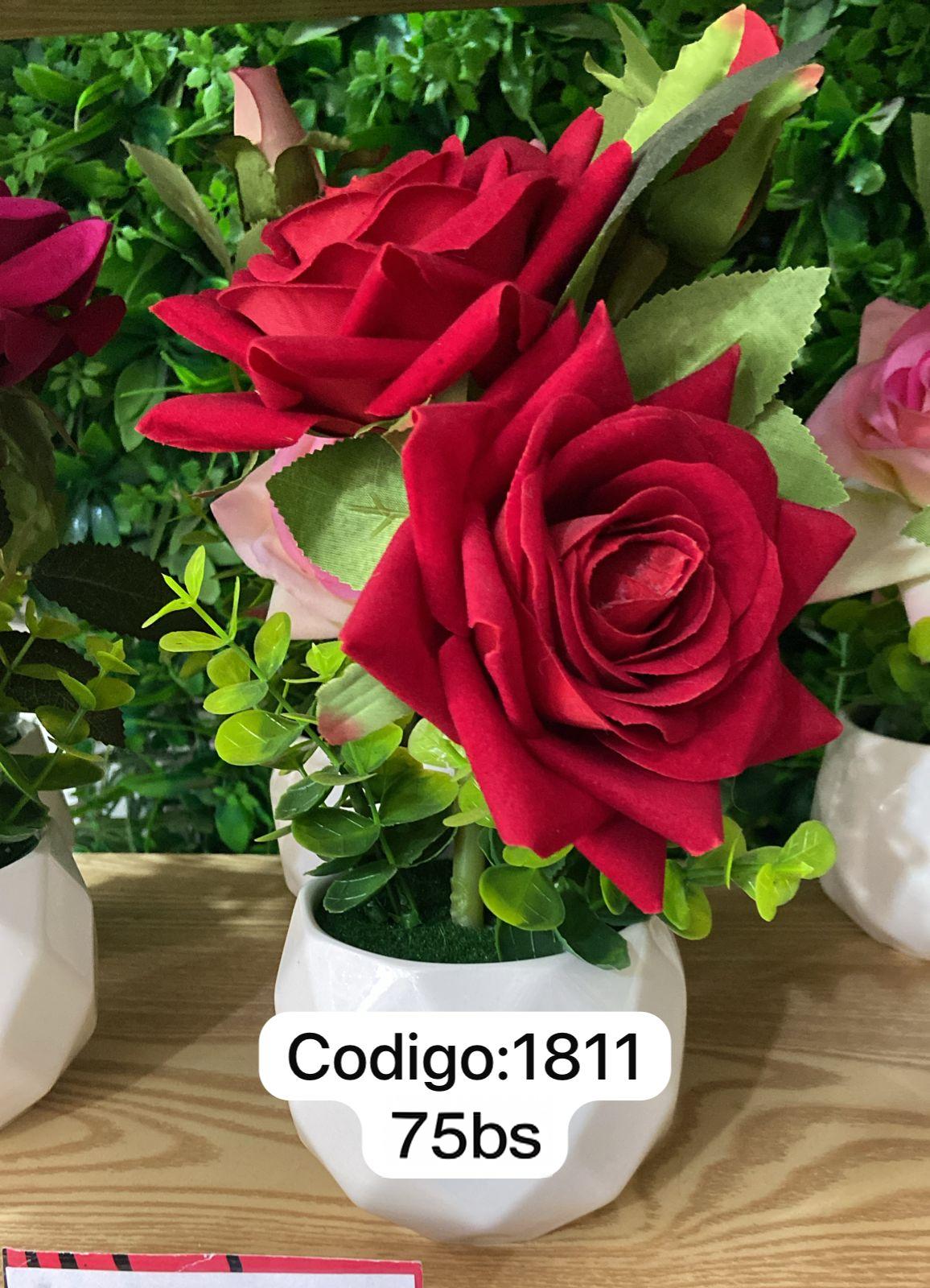 Flores de plástico-1811